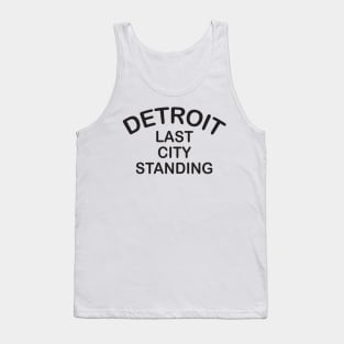 Detroit Last City Standing basic Tank Top